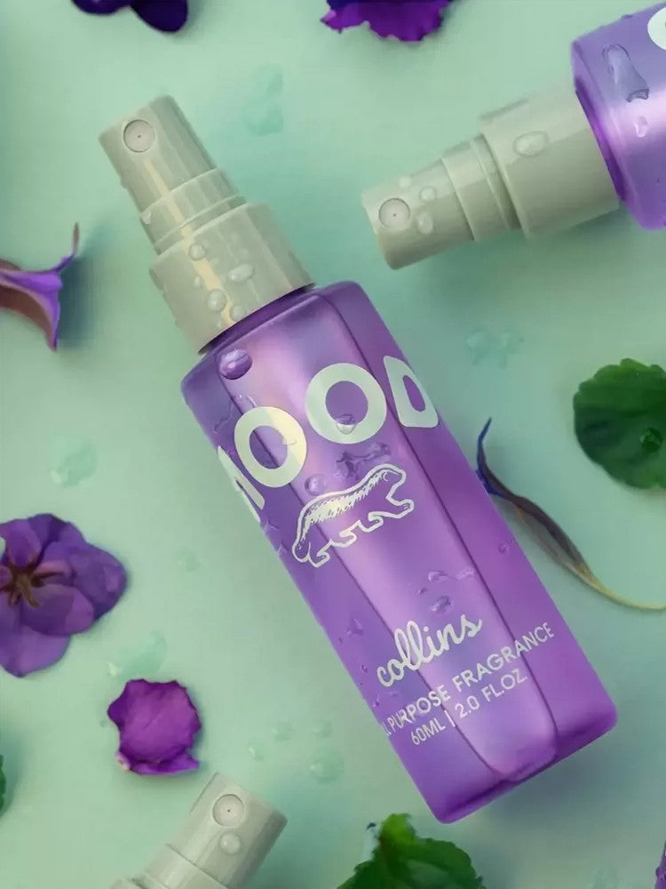 Collins Korean Natural Fragrance Spray｜Odor‑Eliminating & Long‑Lasting, Alcohol‑Free, Travel‑Size, Multi‑Purpose, French Violet Scent