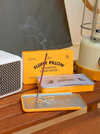 Collins Korean Natural Incense Sticks｜FLUFFY PILLOW Yellow Box (Sandalwood Scent) Sandalwood Fragrance Profile