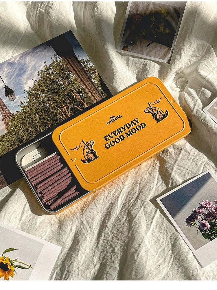 Collins Korean Natural Incense Sticks｜FLUFFY PILLOW Yellow Box (Sandalwood Scent) Sandalwood Fragrance Profile