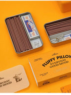 Collins Korean Natural Incense Sticks｜FLUFFY PILLOW Yellow Box (Sandalwood Scent) Sandalwood Fragrance Profile
