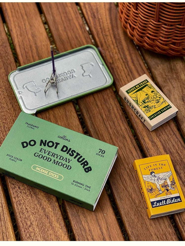 Collins Korean Natural Incense Sticks｜DO NOT DISTURB Green Box (Floral Scent) Floral Fragrance Profile
