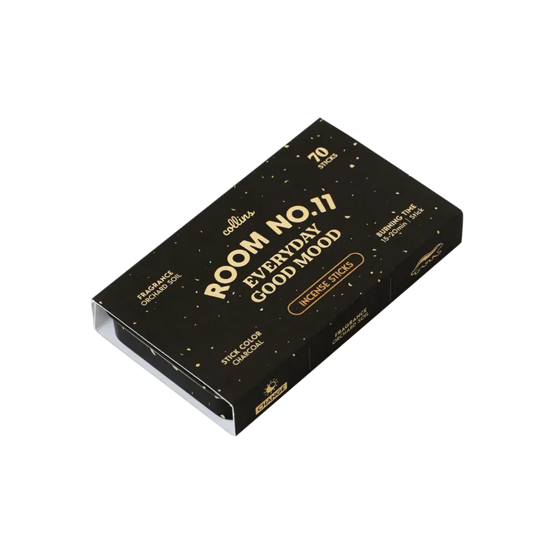 Collins Korean Natural Incense Sticks｜ROOM NO11 Black Box (Orchard Scent) Woody Fragrance Profile