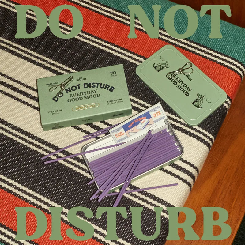 Collins Korean Natural Incense Sticks｜DO NOT DISTURB Green Box (Floral Scent) Floral Fragrance Profile