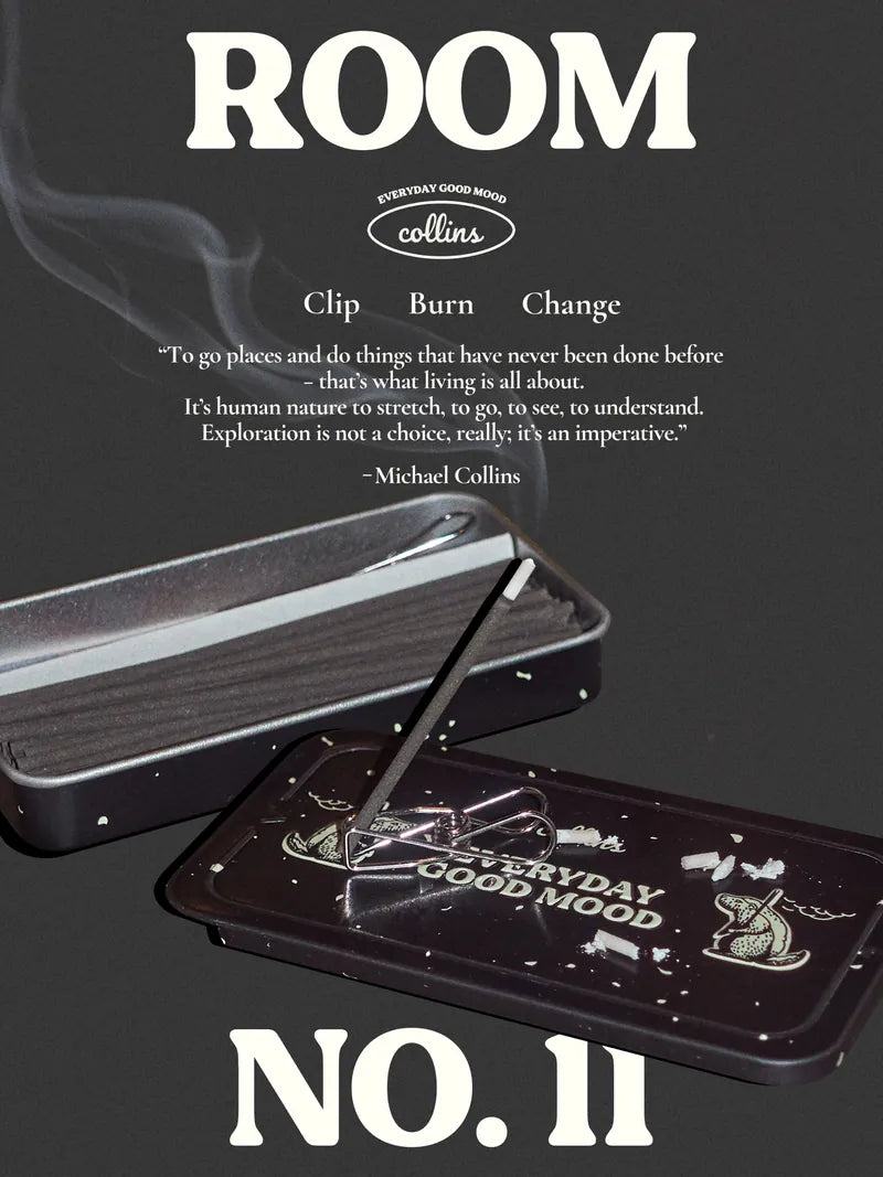 Collins Korean Natural Incense Sticks｜ROOM NO11 Black Box (Orchard Scent) Woody Fragrance Profile