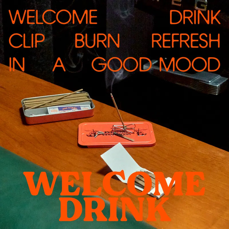 Collins Korean Natural Incense Sticks｜WELCOME DRINK Red Box (Fruit Scent) Fruity Fragrance Profile