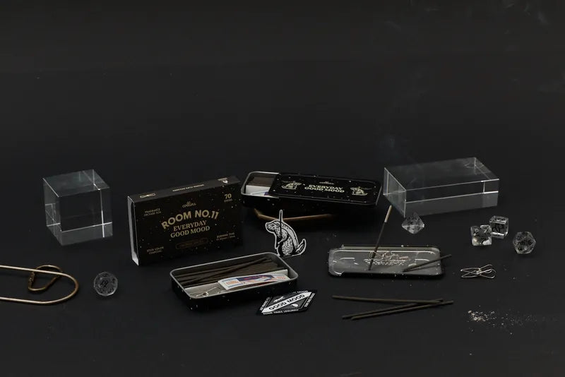 Collins Korean Natural Incense Sticks｜ROOM NO11 Black Box (Orchard Scent) Woody Fragrance Profile