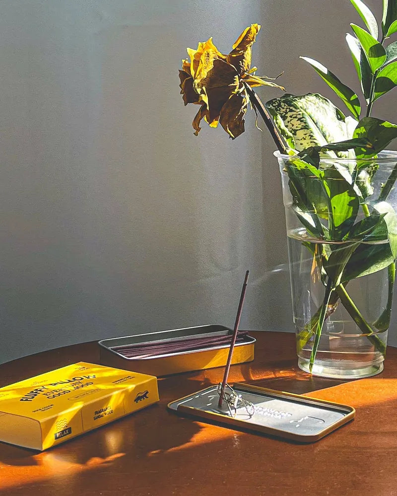 Collins Korean Natural Incense Sticks｜FLUFFY PILLOW Yellow Box (Sandalwood Scent) Sandalwood Fragrance Profile