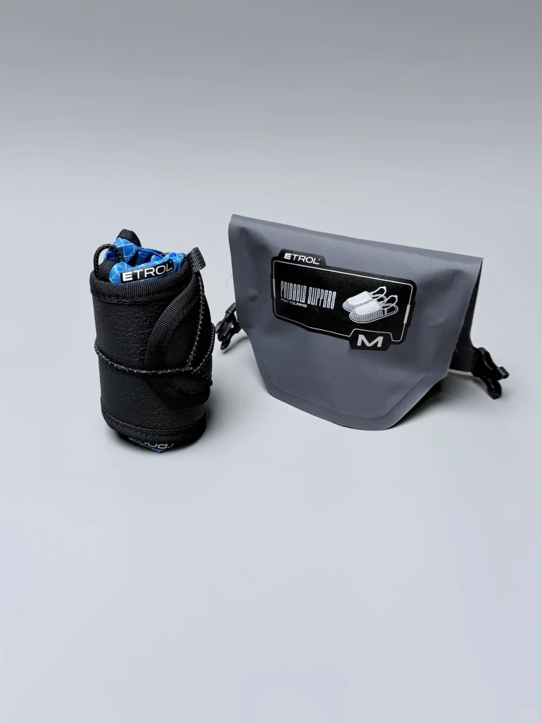 Close view of NOWYSM foldable travel slippers