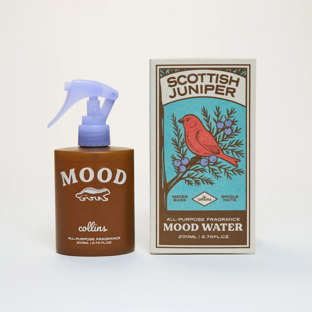 CollinsRoom Spray – Juniper escocés, 200 ml – detalle del producto y vista del estilo de vida 2
